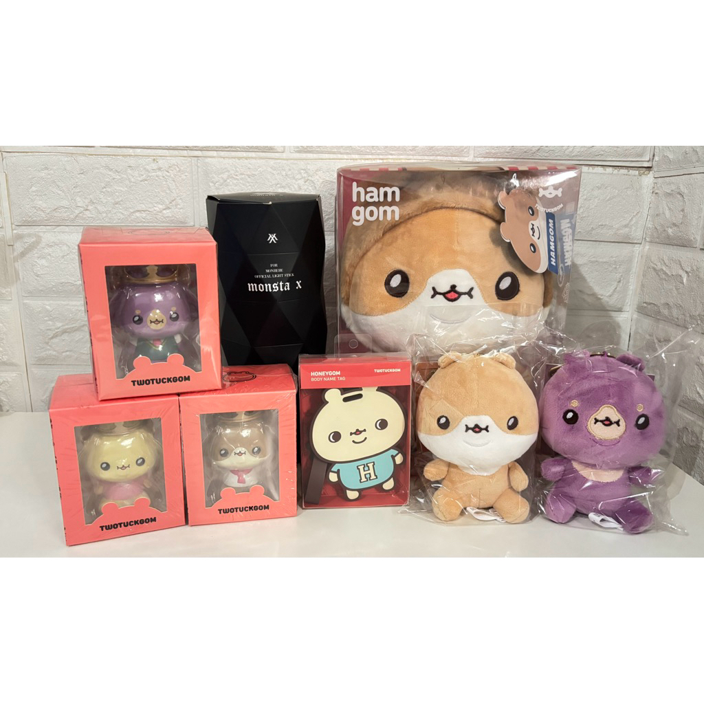[BACA DESKRIPSI] LIGHTSTICK MX MONDOONGIE TWOTUCKGOM SITTING DOLL KEYRING MINI FIGURE LUGGAGE TAG