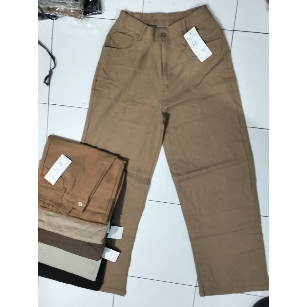 KULOT SKENA POLOS KANCING SIMPLE ME