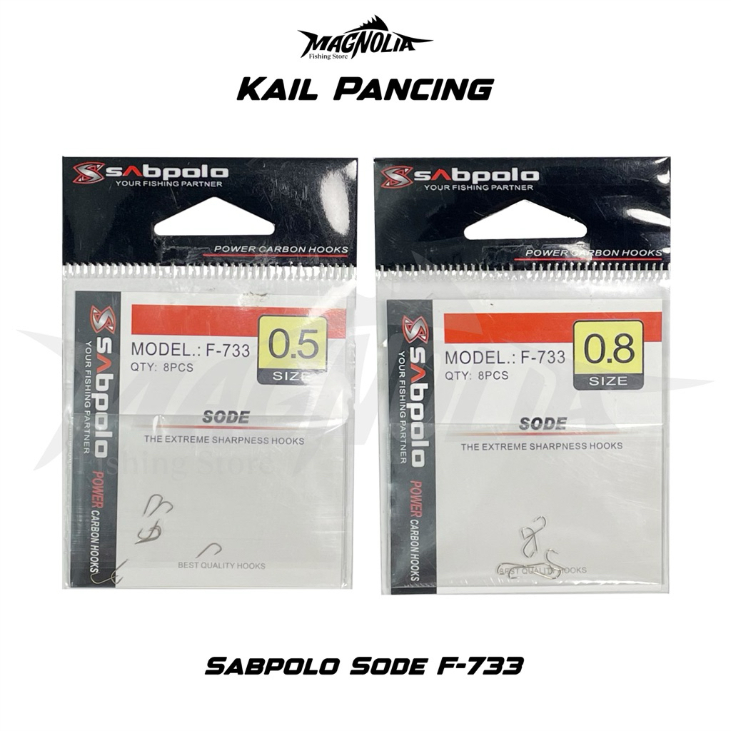 Hook Mata Kail Pancing Sabpolo Sode F-733 Non Lubang
