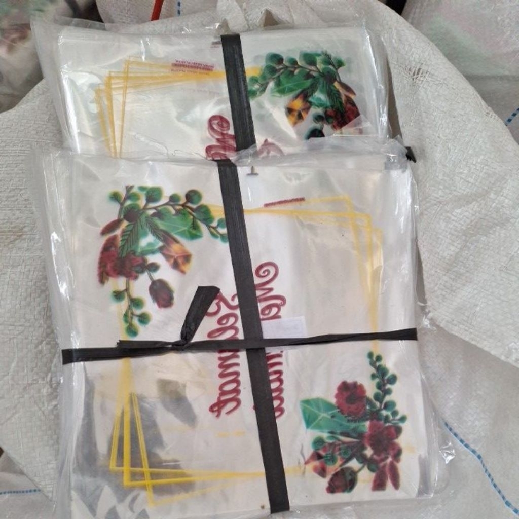 SEDANG PROMO Plastik Selamat Makan, Ukuran 20 x 20 cm