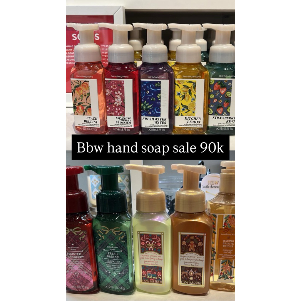 BBW hand soap Sale