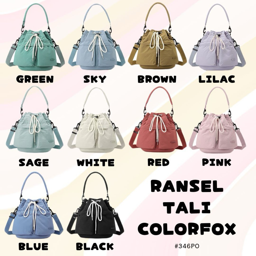 Ransel tali colorfox colorful fox