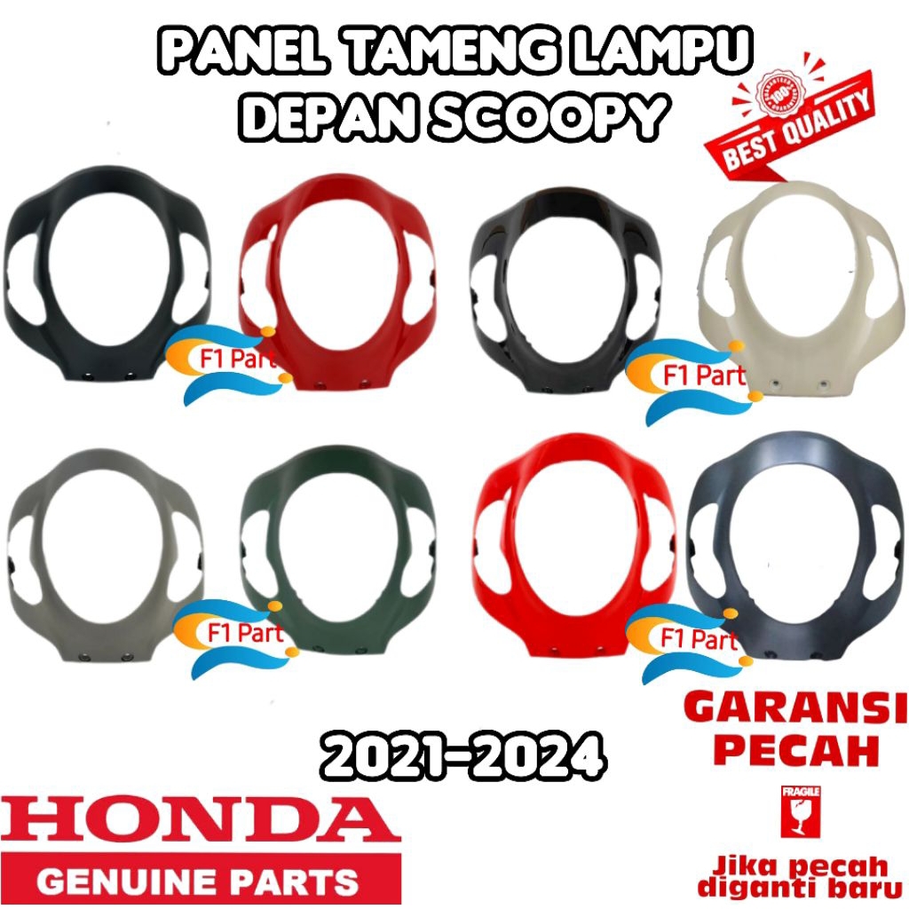 Cover front top tameng Panel Body depan Scoopy new 2021-2024 K2F ORIGINAL