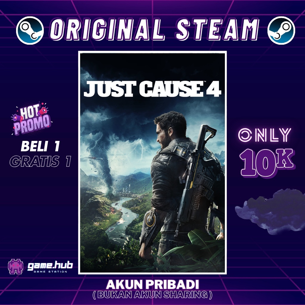 Just Cause 4 Reloaded - ORIGINAL STEAM - BELI 1 GRATIS 1 - FULL DLC - GARANSI SELAMANYA