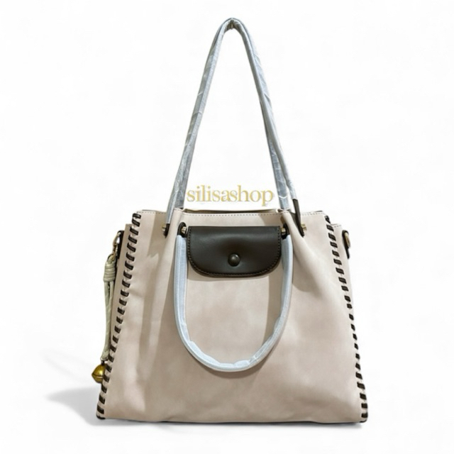 SILISASHOP Ready Stock - Tas YICHEN Tote Sling Bag Tas Handle Selempang Fashionable Warna Pink