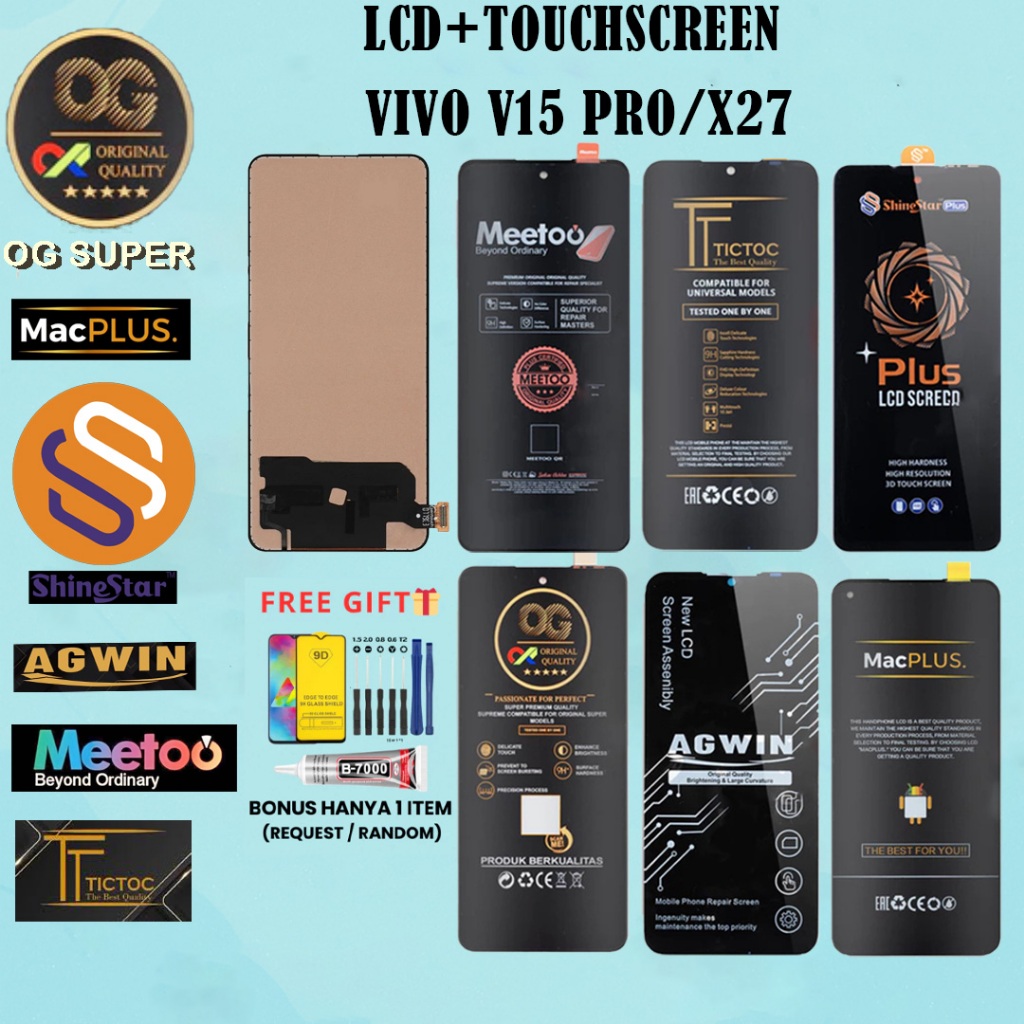 LCD + TOUCHSCREEN VIVO V15 PRO / X27 FULL SET ORIGINAL