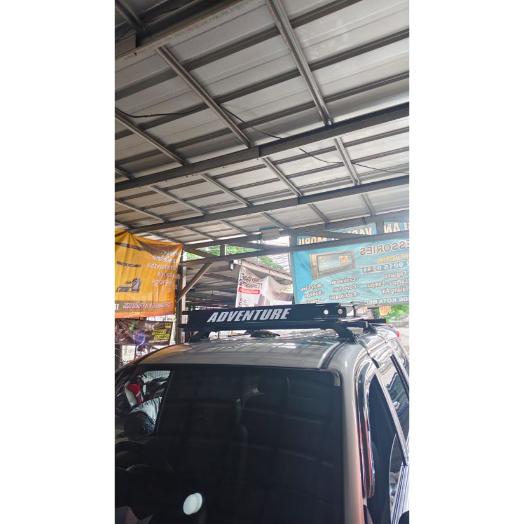 Roof rack roofrack bagasi atas mobil model Adventure jepit roof body