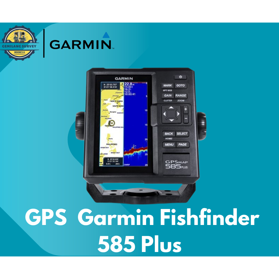 GPS MAP Garmin Fishfinder 585 Plus / Garmin 585 Plus Antena GA-38 - Baru