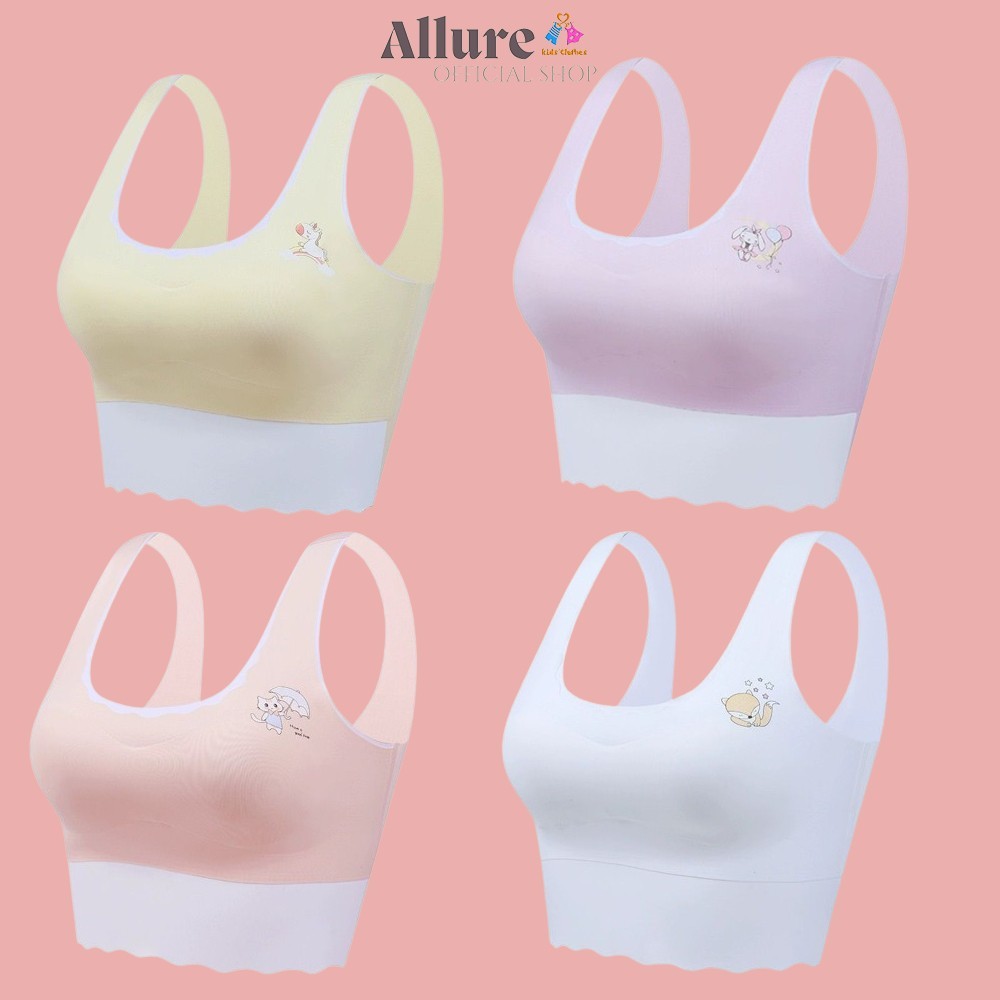 ILINA MS02 Miniset Bra Remaja Seamless Tanpa Kawat BH Wanita Anak Sekolah Tanktop Pelajar Import Kor