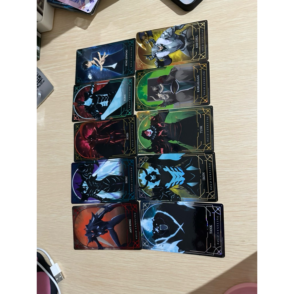 Indomaret Point Coffee x Solo Leveling Merchandise - Cup Tumbler - Collectible Cards