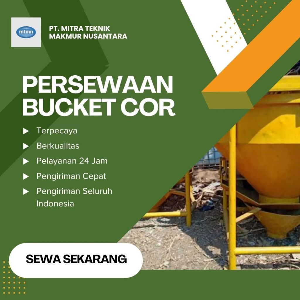 Sewa Bucket Cor Bekasi – Rental Ember Cor Proyek Bangunan