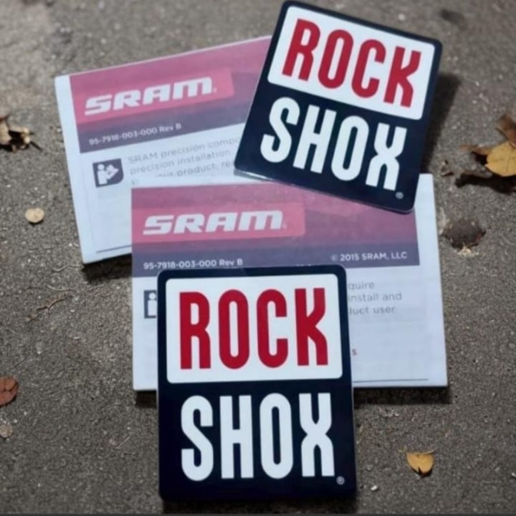 Sticker Fork Rock Shox Original stiker fork sepeda MTB rockshox