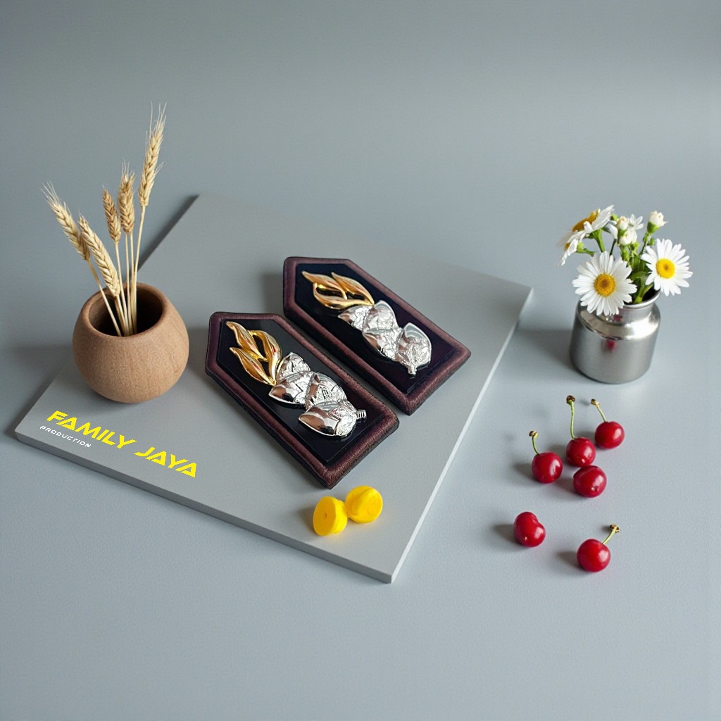 Monogram polisi kain acrylic/ Monogram polri dasar kain acrylic Premium