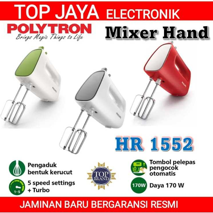 PHILIPS HAND MIXER/HAND MIXER PHILIPS HR 1552 NEW SERIES
