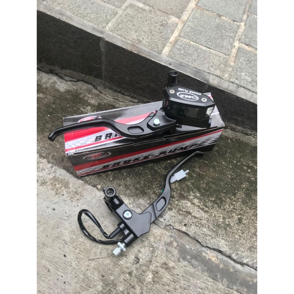 Master Rem Oval Tabung Kanan Kiri Copy RCB Master Rem Set Handle Kopling Tabung Oval CMZ