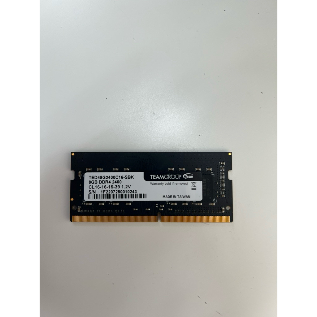 RAM Laptop DDR4 Team Elite 2400 8GB