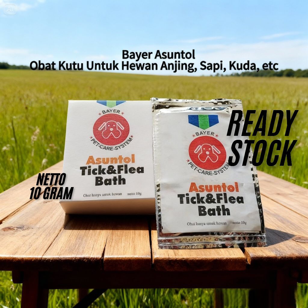 ASUNTOL - BAYER | OBAT KUTU UNTUK HEWAN | 10 gram