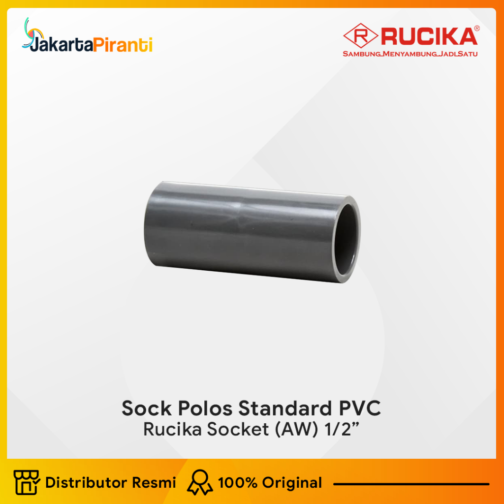 Socket Sock AW Rucika Sock Polos 1/2 Inch Sock AW 1/2" RUCIKA / Socket AW 1/2 Inch PVC Rucika
