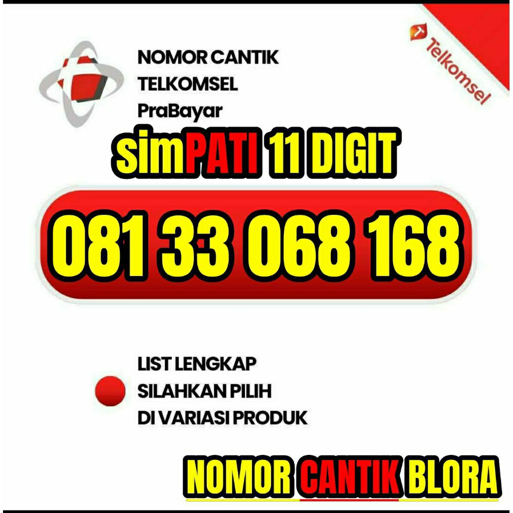 Nomor Cantik Telkomsel - Nomor Cantik Simpati - Nomor Cantik Telkomsel Simpati - Nomer Cantik Telkom