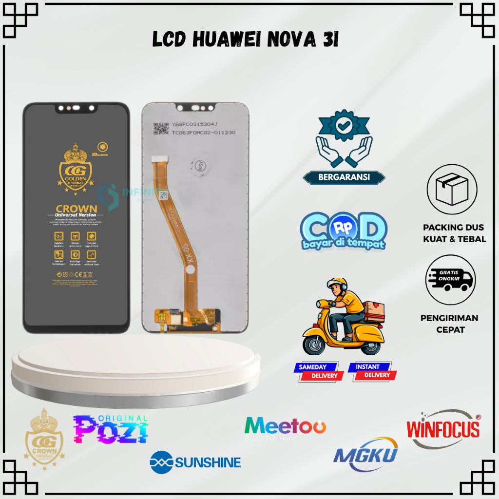 LCD HUAWEI NOVA 3I TOUCHSCREEN FULLSET COMPLETE ORIGINAL