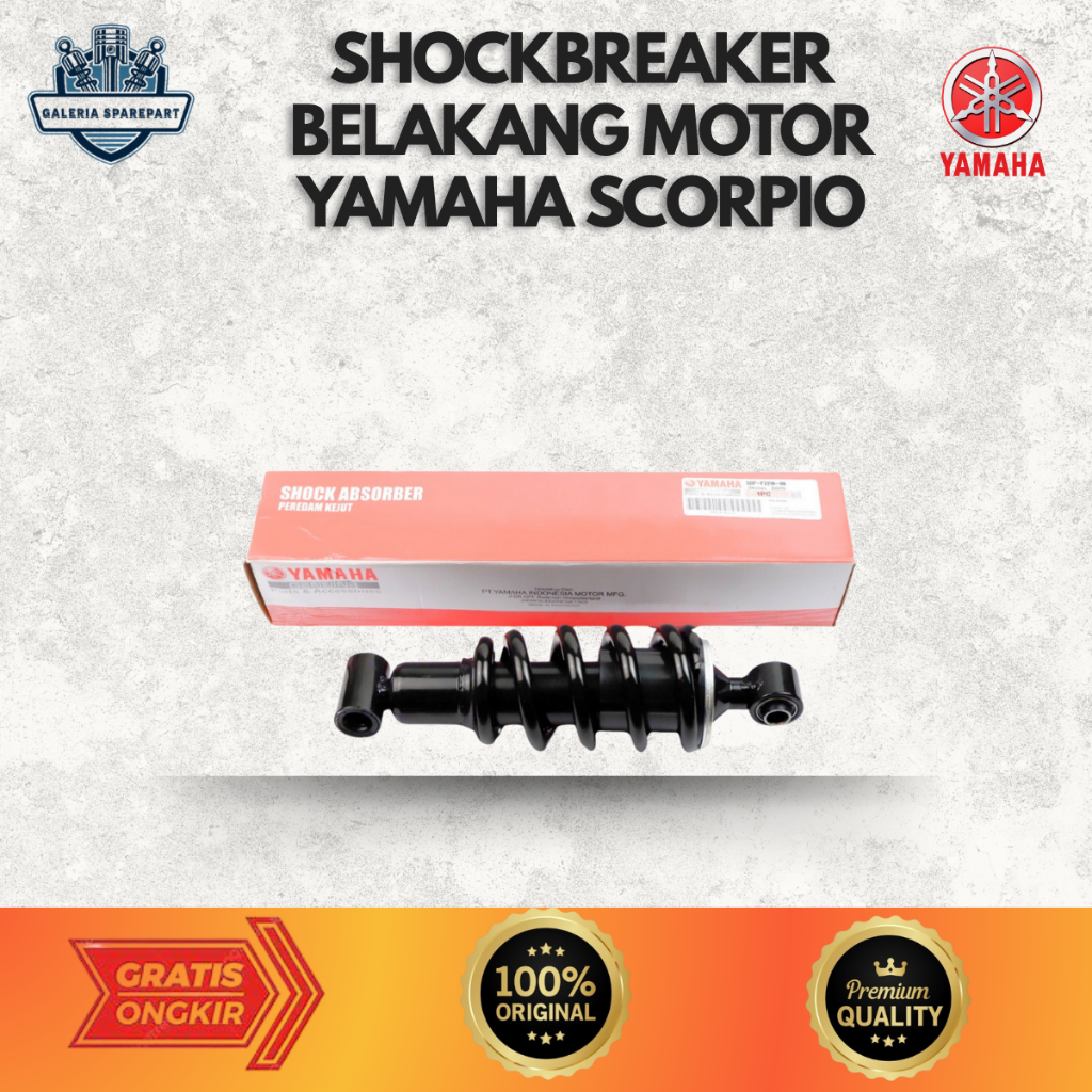 Shock Belakang Motor Scorpio & Scorpio Z 5BP/Shockbreaker SCORPIO Z Mono Shock