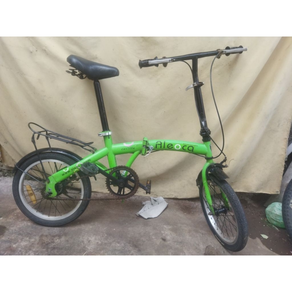 sepeda lipat aleoca 16" second