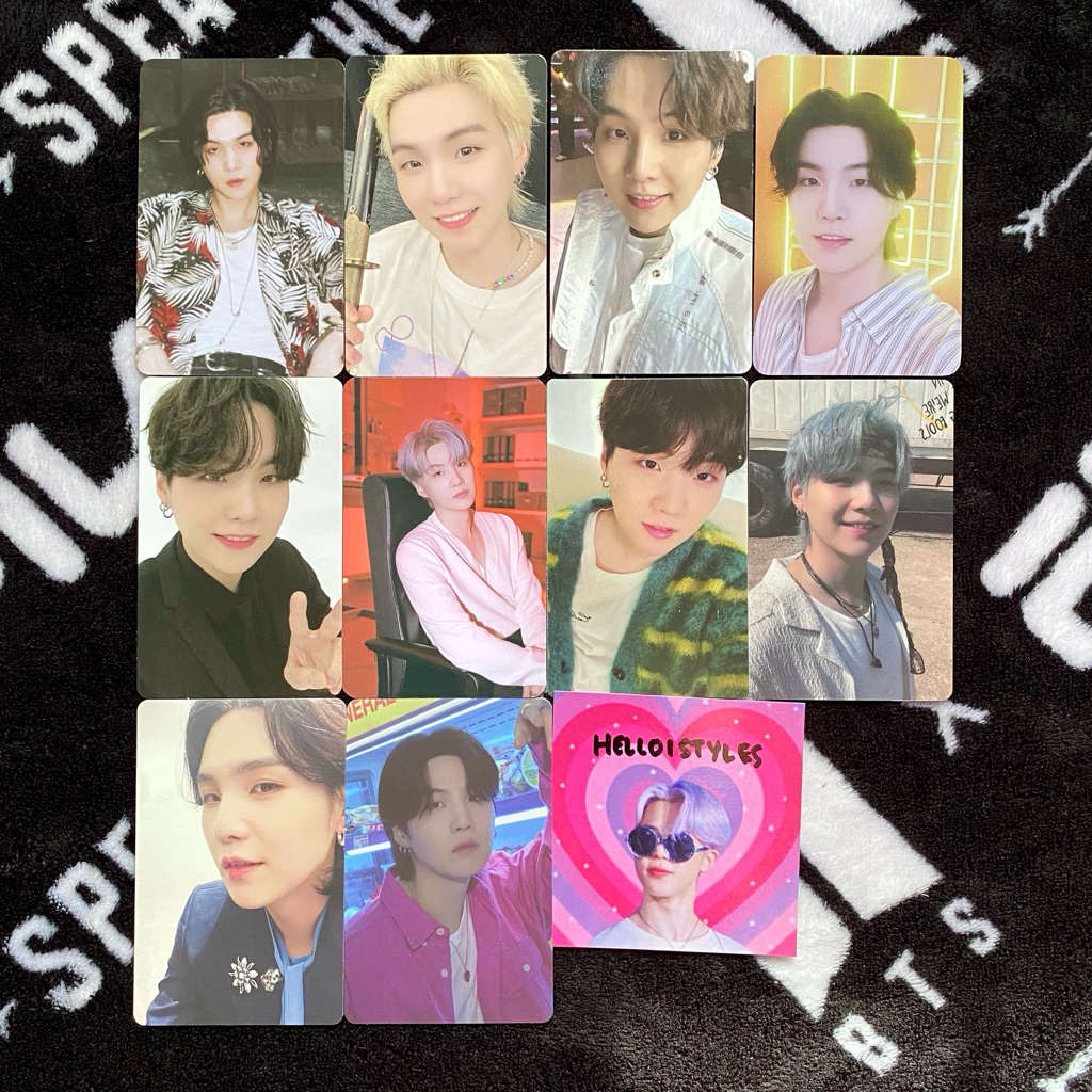 (6/6) Photocard SUGA BTS Official Yoongi Armyzone Festa 2025 DVD MOTS ONE Memories 2020 Me Myself LD