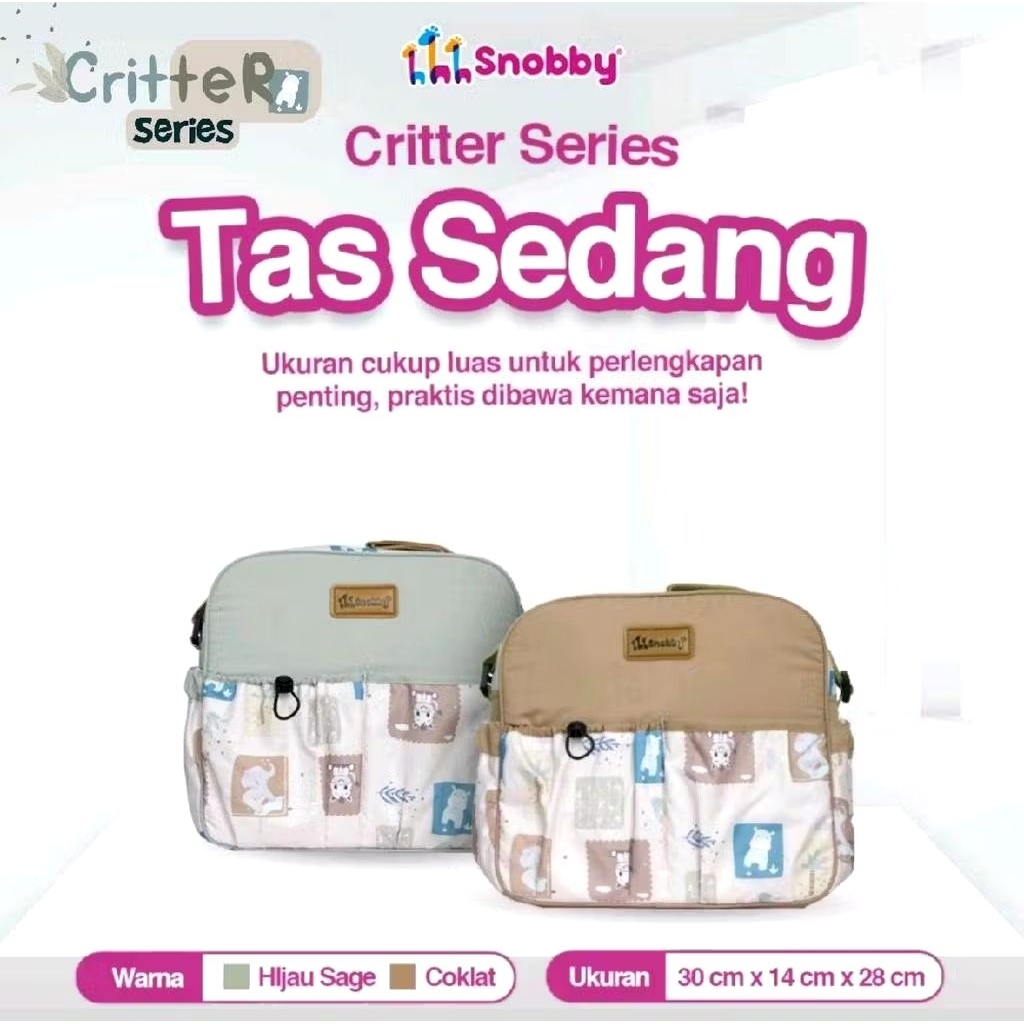 SNOBY TAS MEDIUM CRITTER SERIES SBT2372