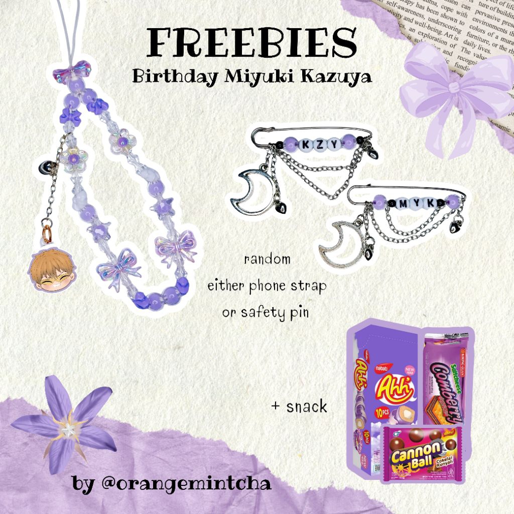 Miyuki Kazuya Birthday Freebies