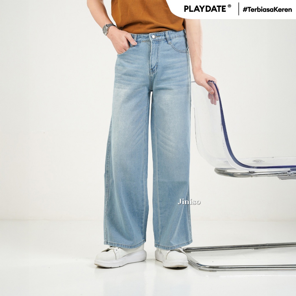 JINISO 651 Baggy Loose Jeans Pria