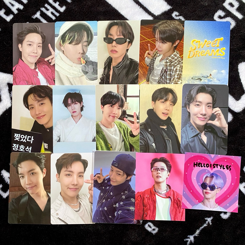 (4/4) Photocard Jhope BTS Official Merch Capsule Target JPFC PTD LD BE M2U SOUNDWAVE SW Armyzone Fes