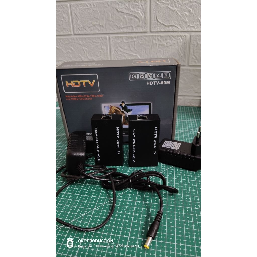 Perpanjang HDMI Extender Kabel Lan To HDMI