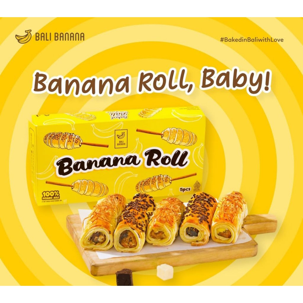 banana roll Bali banana free bubble wrap Bali banana roll oleh oleh Bali jastip bali kuliner Bali ce