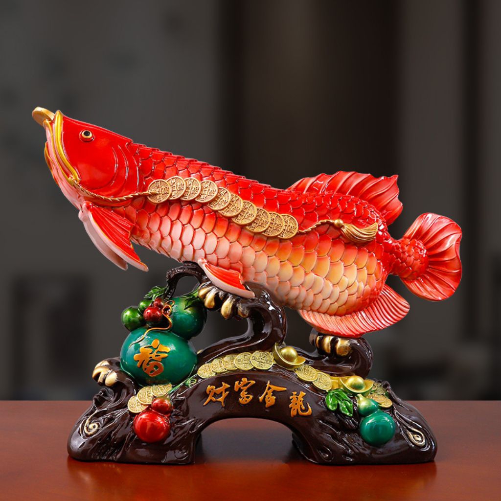 ARWANA MERAH ARWANA KUNING M Pajangan Ikan Arwana Merah Pajangan Ikan Arwana Kuning Pajangan Arwana 