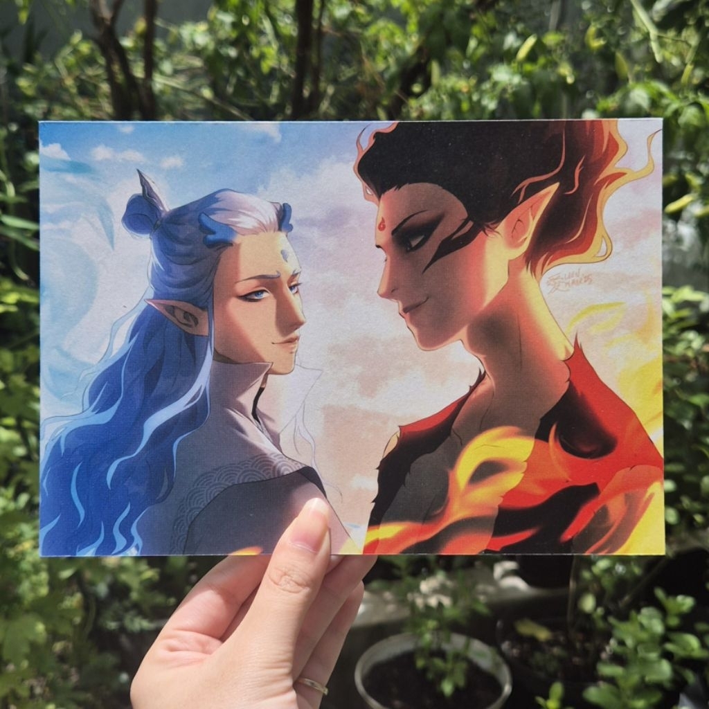 nezha and ao bing (oubing) art prints