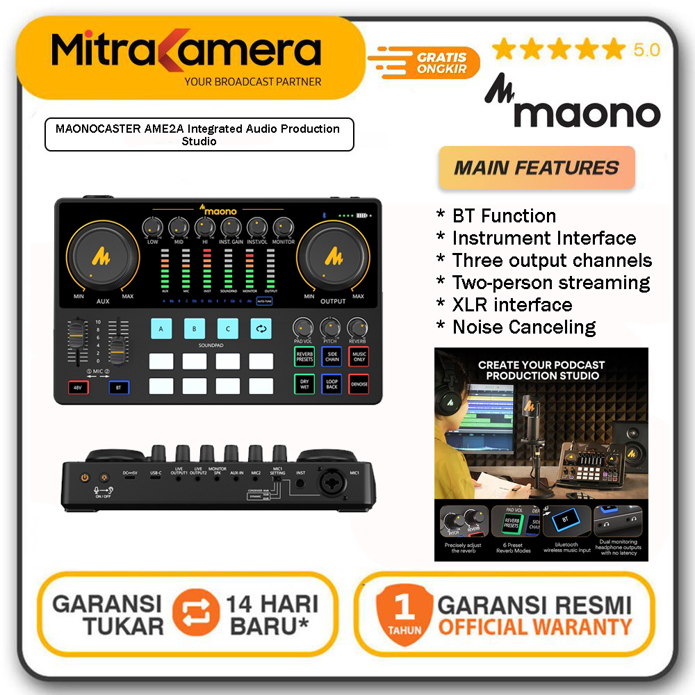 MAONOCASTER AME2A Integrated Audio Production Studio