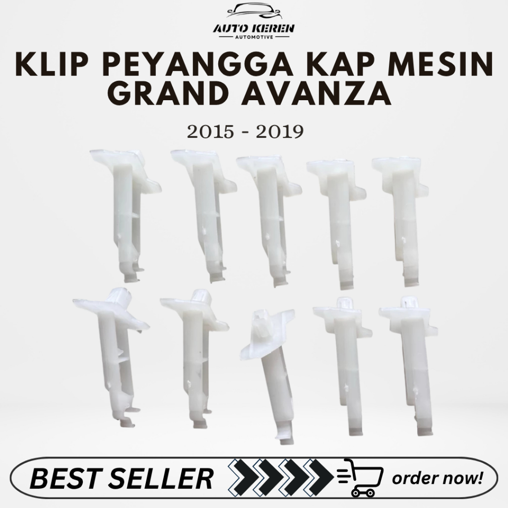 KLIP PENYANGGA KAP MESIN GRAND AVANZA 2015-2019