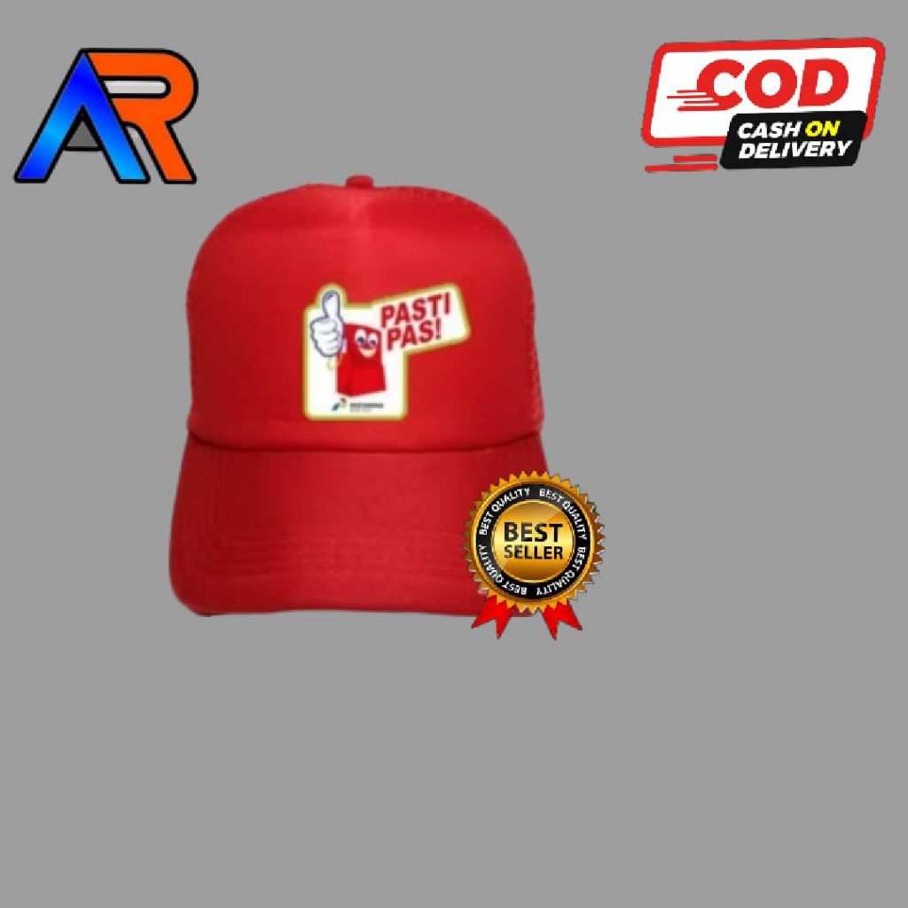 Topi Trucker Pasti Pas Pertamina