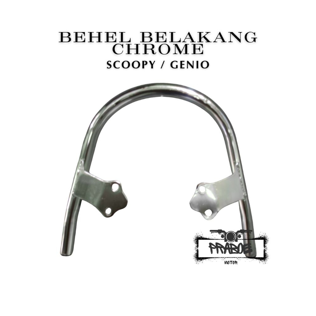 BEHEL BELAKANG CHROME SCOOPY / GENIO