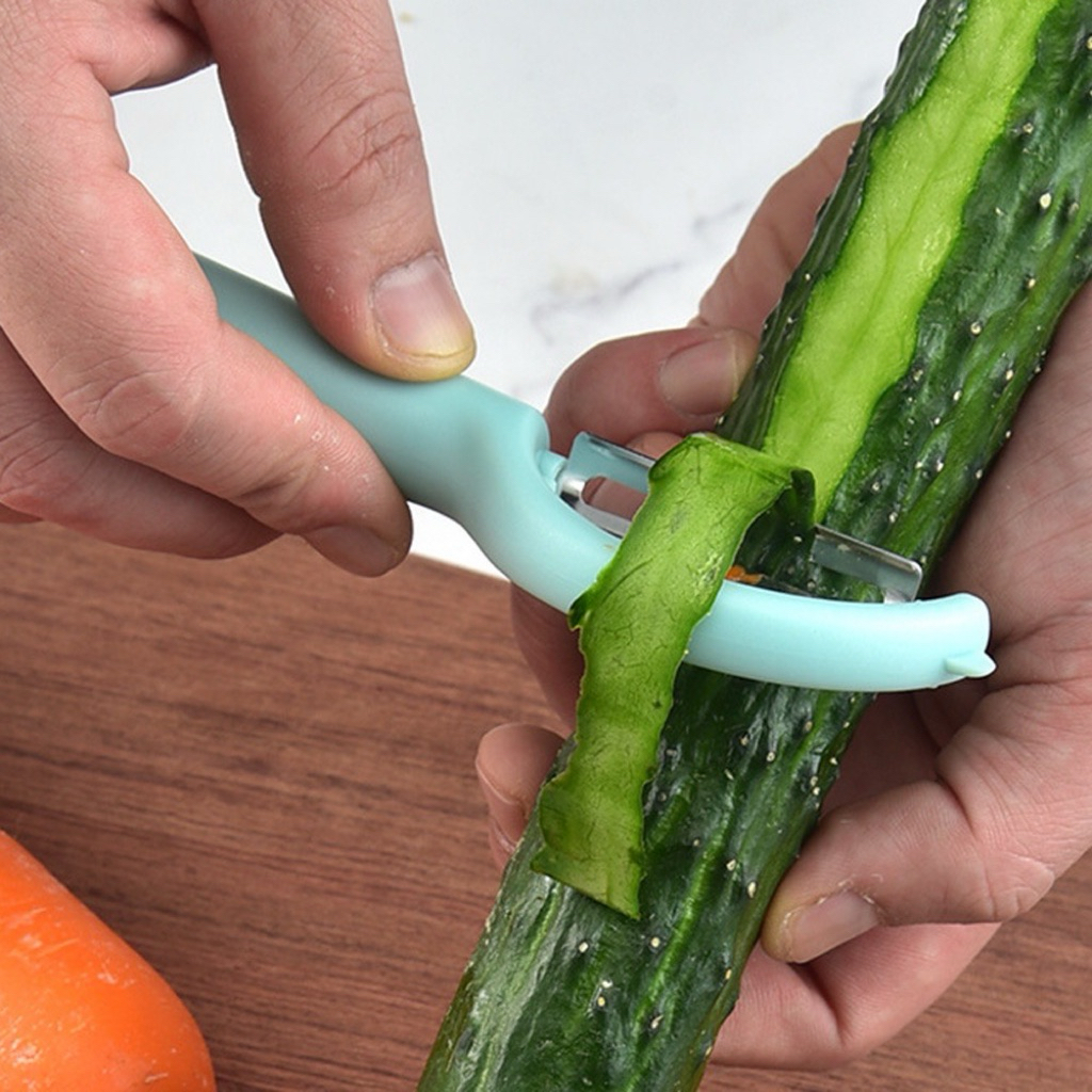 HOT PRODUCT Peeler Pengupas Kulit Buah Sayuran Stainless Steel Tajam Multifungsi Alat Kupas Kentang