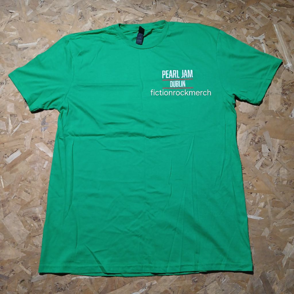 Kaos Band PEARL JAM import original Size LARGE - Dublin June 22 / 24