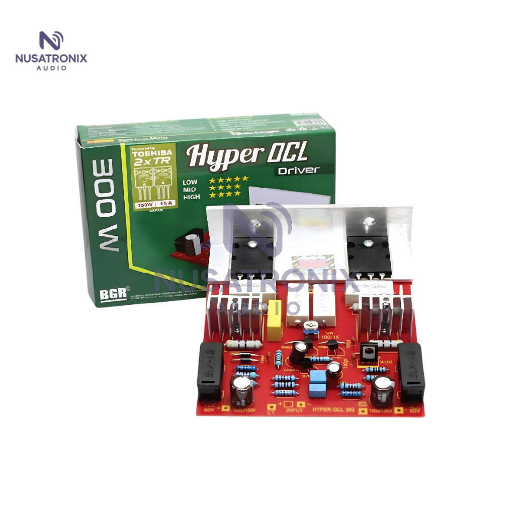 KIT POWER AMPLIFIER MONO BELL BGR HYPER OCL 300W DENGAN TR