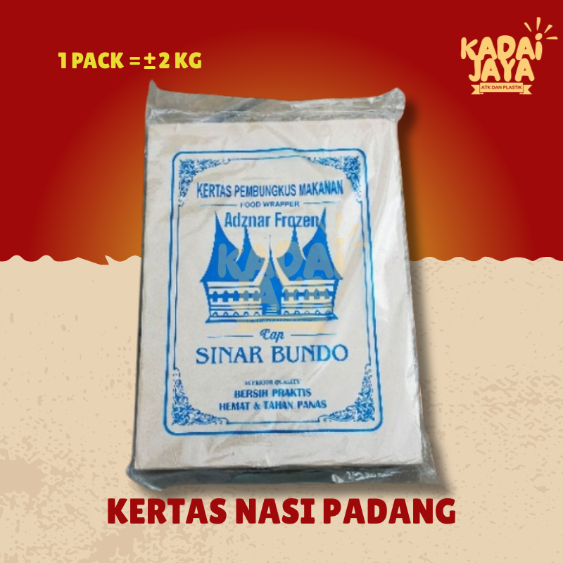 Kertas Nasi Coklat Wartek Nasi Padang Uduk Nasi Bungkus 2kg