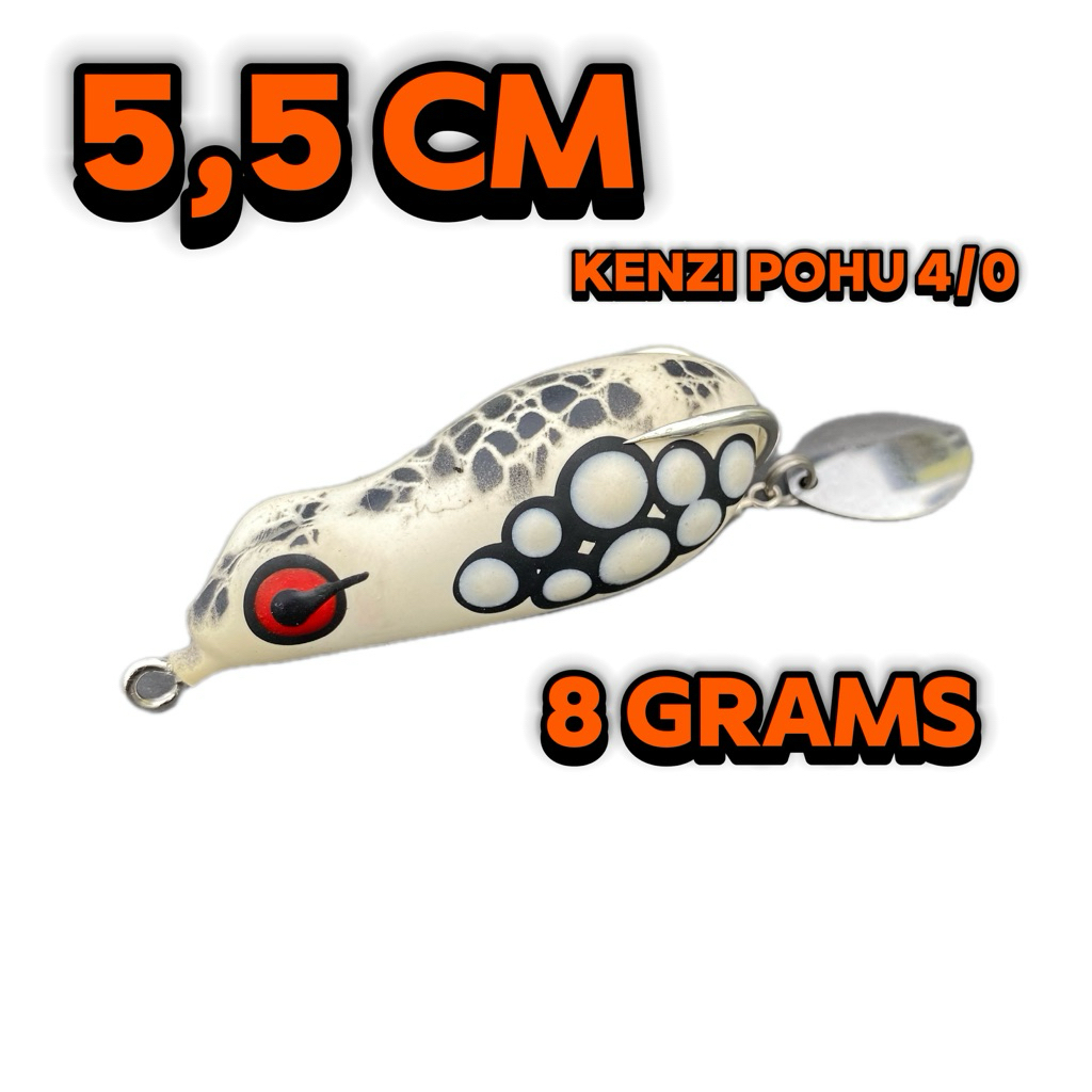 soft frog umpan casting gabus soprok 5,5cm jumbo besar