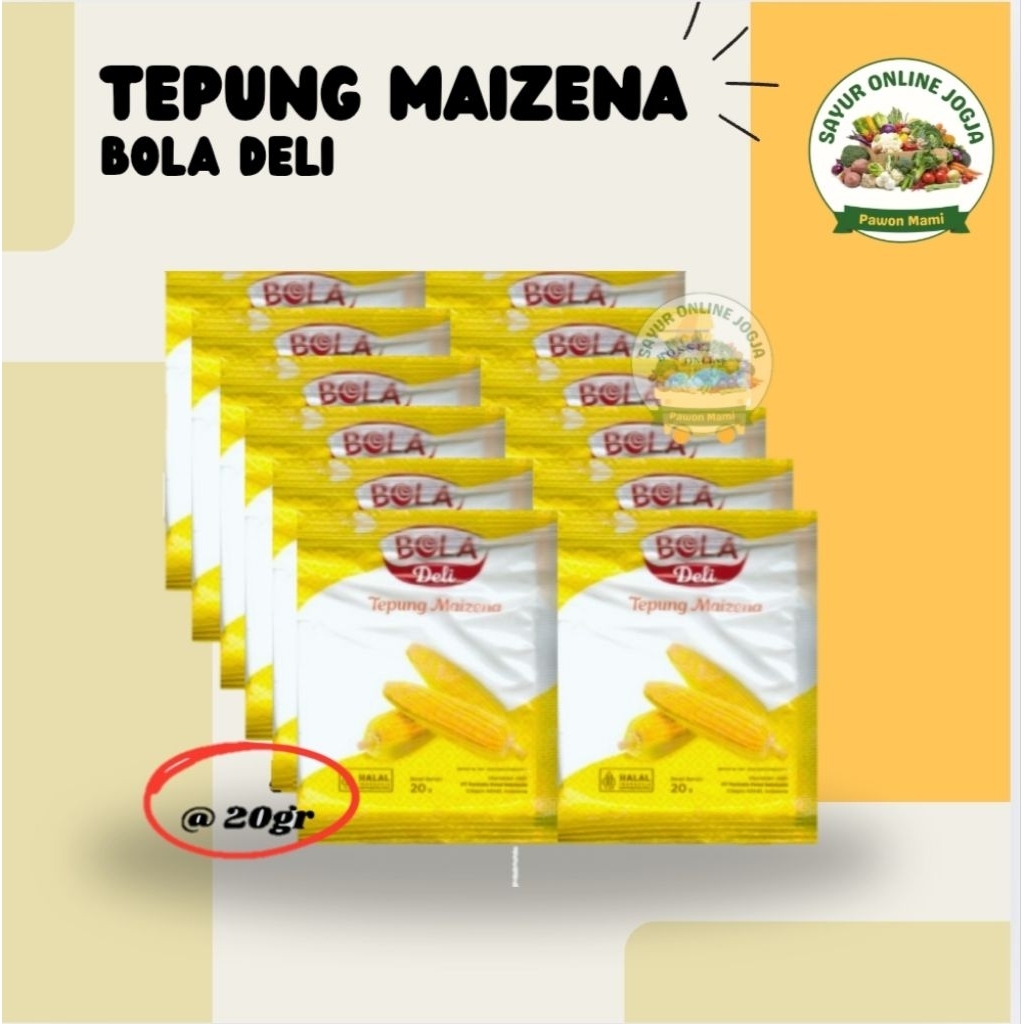Tepung maizena 20gr - PAWON MAMI SAYUR ONLINE JOGJA