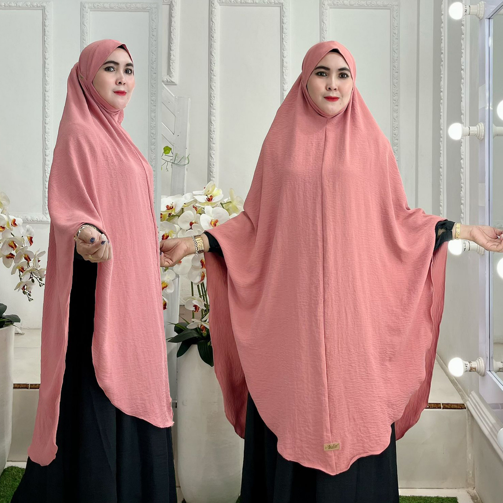 TERBARU Bergo Syari Dagu Kode AMDANA Bahan Kringkel Ariflow Premium By Ory AjeZas Collection