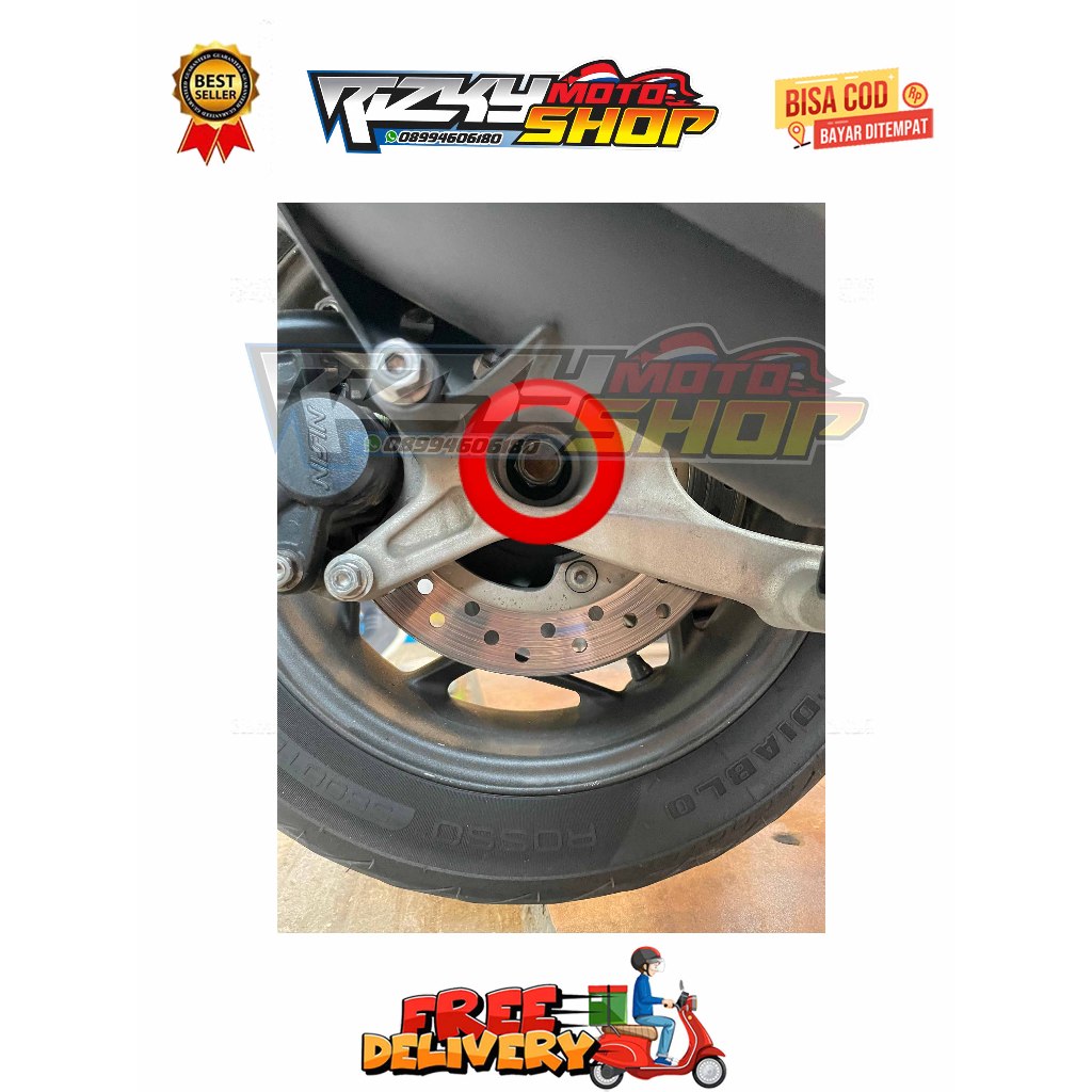 MUR RODA BELAKANG MODEL V-2 PCX 160 STYLO ADV VARIO 160 150 LOKAL CBU NEW OLD ABS CBS TAHUN 2010 - 2