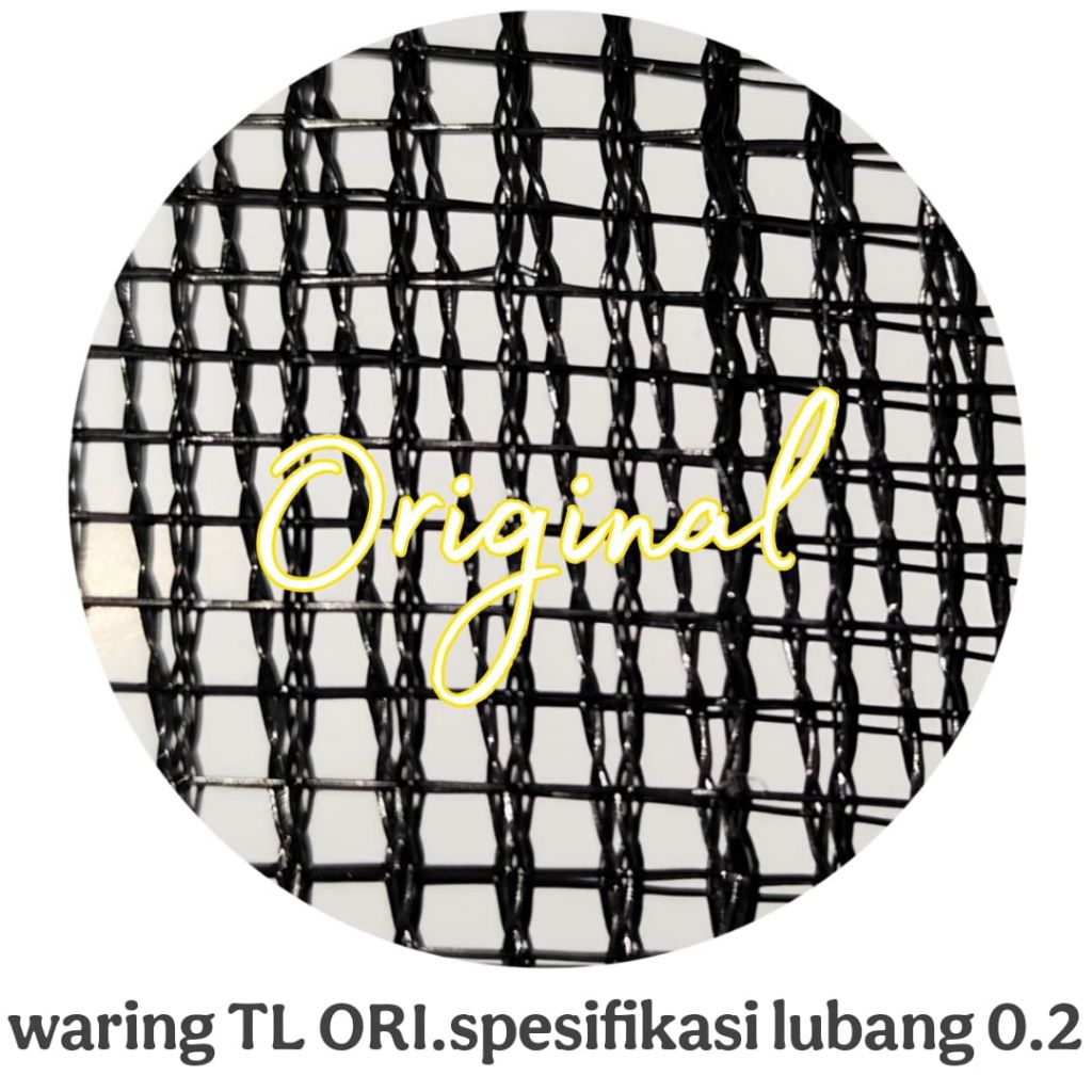 Waring Original & Daur Ulang - Jaring Waring Lebar 1,2m - Pagar Tanaman, Pagar Ternak, Keramba Ikan 