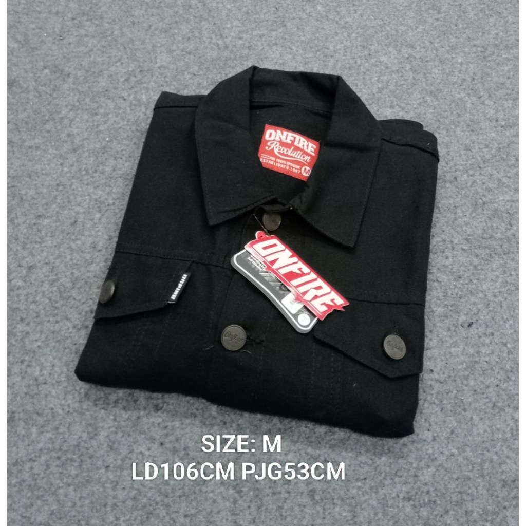 JACKET CANVAS PRIA JACKET DISTRO ONFIRE ORIGINAL