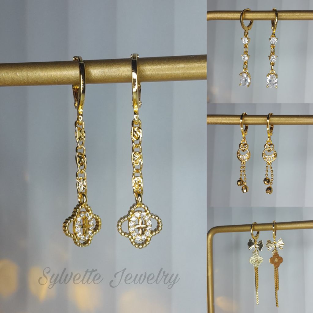 Anting Juntai Panjang Remaja Dewasa Wanita Mewah TITANIUM ANTI KARAT